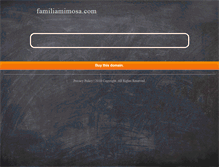 Tablet Screenshot of familiamimosa.com